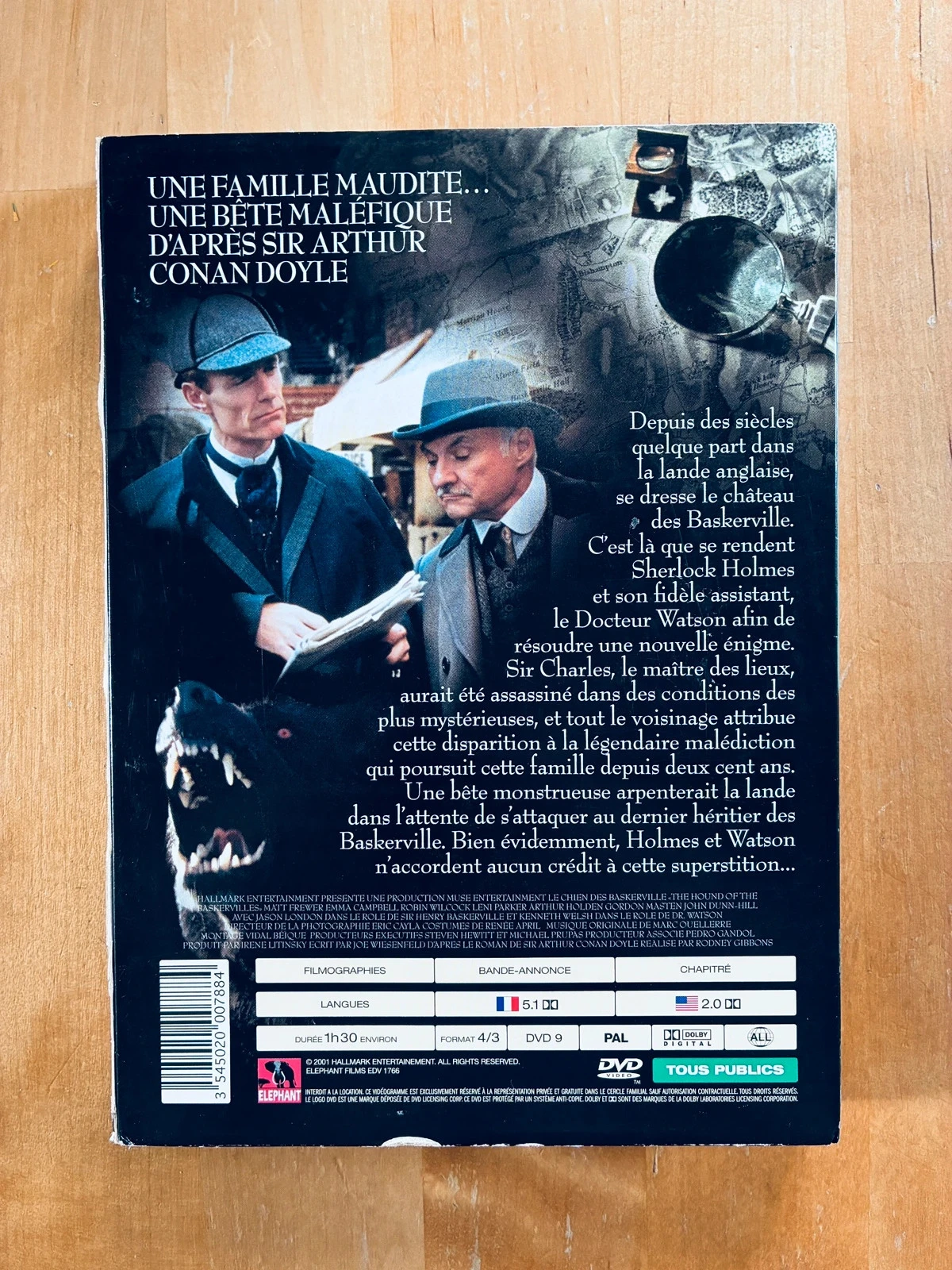 DVD Le chien des Baskerville. – photo 2